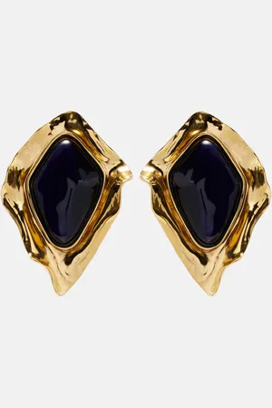 Saint Laurent Embellished clip-on earrings