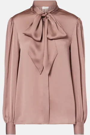 Saint Laurent Silk charmeuse blouse