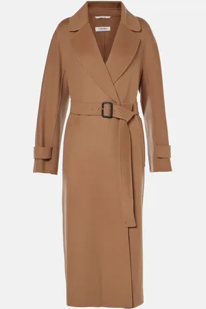 Max Mara Ebano wool wrap coat