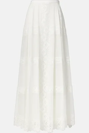 Ralph Lauren Malti cotton and silk maxi skirt