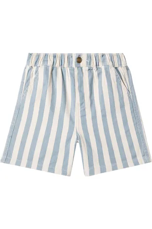 Rylee + Cru Dawson striped denim shorts
