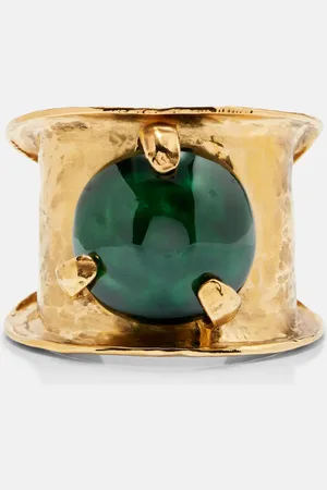Saint Laurent Embellished cuff bracelet