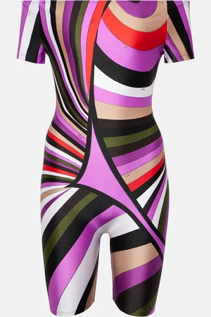 Puccini Iride off-shoulder romper