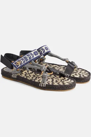 VALENTINO GARAVANI Lake Powell crochet-trimmed sandals