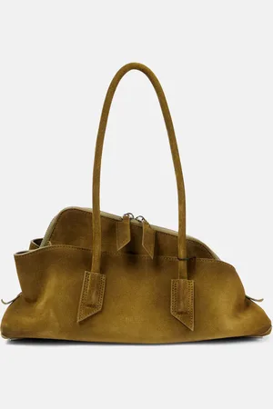 The Attico La Passeggiata Small suede tote bag