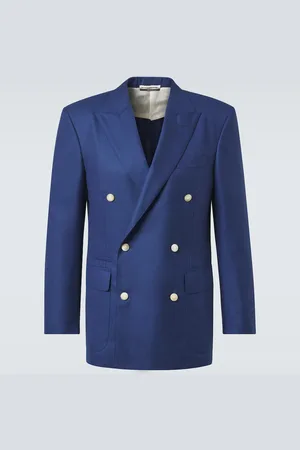 Dunhill Double-breasted cashmere blazer