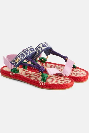 VALENTINO GARAVANI Lake Powell crochet-trimmed sandals