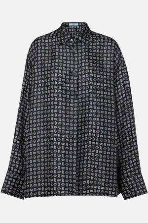 Prada Paisley silk twill shirt