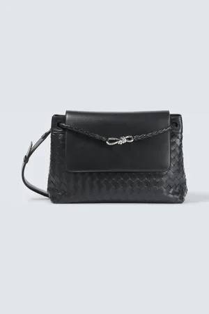 Bottega Veneta Andiamo Intrecciato leather messenger bag