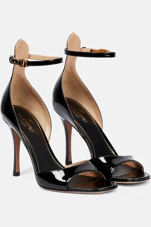 VALENTINO GARAVANI VLogo patent leather sandals