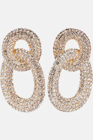 Self-Portrait Crystal-embellished earrings