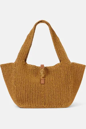 Saint Laurent Le 5 Ã 7 Bea Large woven tote bag