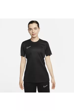 Nike Mujer Playeras - Playera de fútbol de manga corta para mujer Dri-FIT Academy