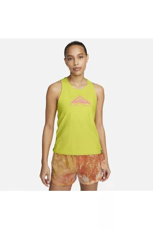 Nike Mujer Playeras - Camiseta de tirantes de trail running para mujer Dri-FIT