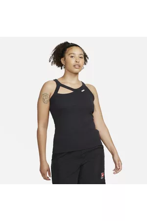 Nike Mujer Playeras - Camiseta de tirantes con recorte para mujer Sportswear Collection