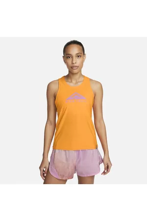 Nike Mujer Playeras - Camiseta de tirantes de trail running para mujer Dri-FIT