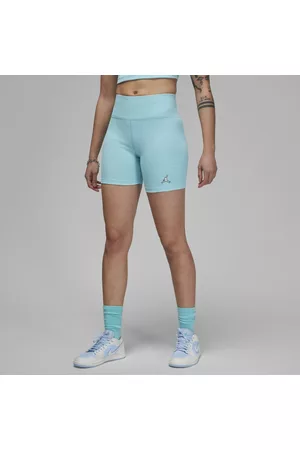 Nike Mujer Shorts - Shorts de ciclismo de tela de canalé para mujer Jordan