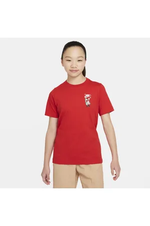 Las mejores ofertas en Camisetas y camisetas para niños rojas, talla 8-9