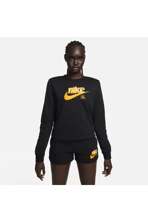 Pants de French Terry con gráfico de tiro medio de pierna ancha para mujer  Nike Sportswear Club Fleece. Nike MX