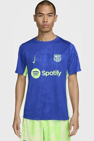 Nike Playera de fútbol Dri-FIT para antes del partido para hombre FC Barcelona Academy Pro Alternativa