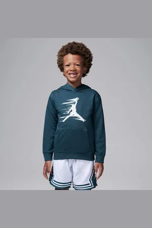 Nike Sudadera con gorro de French Terry para niños pequeños Jordan MJ Flight MVP