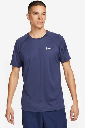 Nike Camiseta Hydroguard de natación de manga corta para hombre Essential