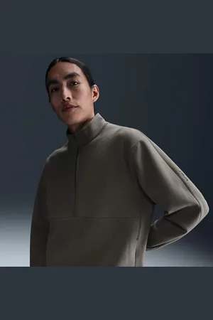 Nike Playera Dri-FIT de medio cierre para hombre 24.7 ImpossiblySoft