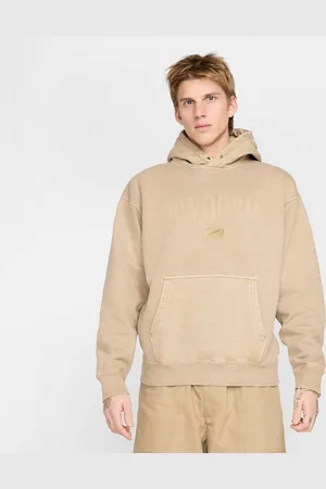 Nike Sudadera con gorro sin cierre de tejido Fleece para hombre Solo Swoosh