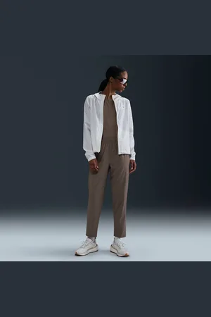 Nike Pants de correr de tiro medio de 7/8 para mujer Dri-FIT Fast