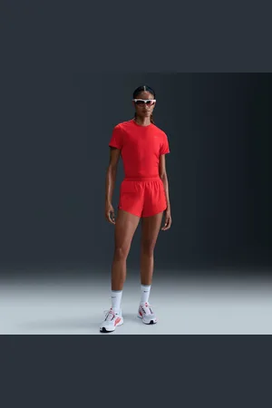 Nike Shorts de correr Dri-FIT de tiro medio de 8 cm con forro de ropa interior para mujer AeroSwift