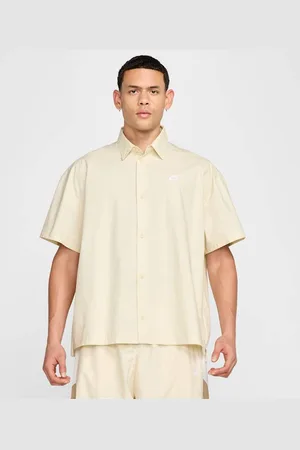Nike Playera con botones de manga corta para hombre Club