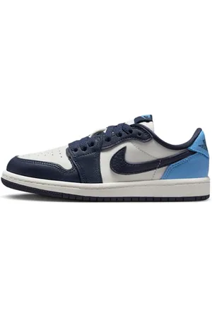 Nike Tenis para niños de preescolar Jordan 1 Retro Low "Obsidian"