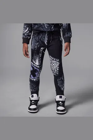 Nike Pants de French Terry estampados MVP Jordan para niños de preescolar