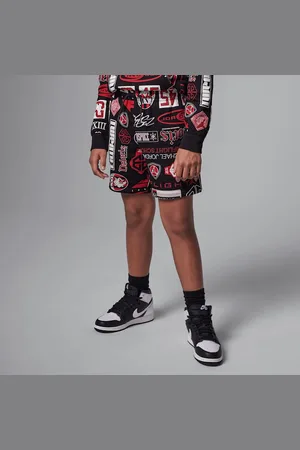 Nike Shorts de French Terry estampados para niños talla grande Jordan Essentials