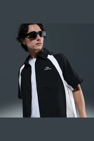 Nike Playera tipo bowling de manga corta de tejido Woven Dri-FIT SB
