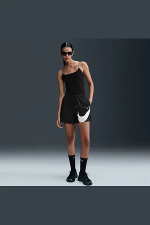 Nike Shorts de tejido Woven de tiro medio de 13 cm con logotipo para mujer Sportswear Classic