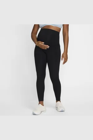 Nike Leggings de maternidad de tiro alto de 7/8 con bolsillos para mujer (M) One