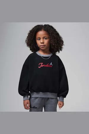 Nike Sudadera de cuello redondo Meta-Enchantment acogedora para niños talla pequeña Jordan