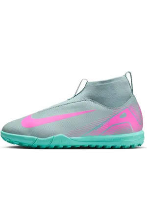 Nike Tacos de fútbol TF de corte high para niños de preescolar y grandes Jr. Mercurial Superfly 10 Academy