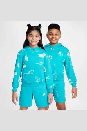 Nike Sudadera con gorro de French Terry para niños talla grande Sportswear Club