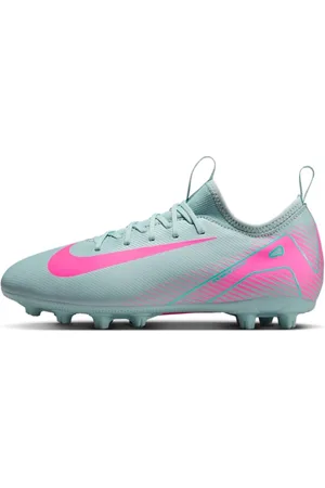 Nike Tacos de fútbol HG de corte low para niños de preescolar y grandes Jr. Mercurial Vapor 16 Academy