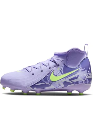 Nike Tacos de fútbol FG de corte high para niños grandes United Jr. Phantom Luna 2 Academy