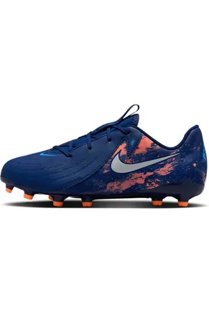 Nike Tacos de fútbol MG de corte low para niños grandes Jr. Phantom GX 2 Academy "Erling Haaland"