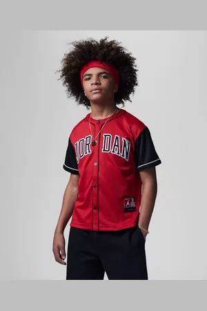 Nike Jersey de béisbol para niños talla grande Jordan