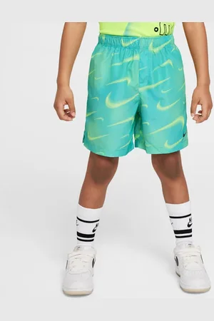 Nike Shorts de tejido Woven con estampado Rhythm para niños talla pequeña Dri-FIT