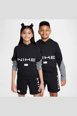 Nike Sudadera con gorro sin cierre de tejido Fleece Dri-FIT para niños talla grande Multi