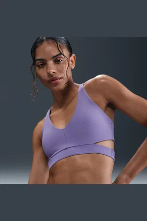 Nike Bra deportivo de baja sujeción con almohadillas para mujer Zenvy Rib