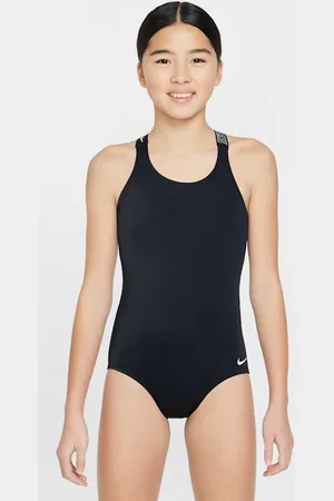 Nike Natación Traje de baño de una pieza de espalda cruzada para niña talla grande