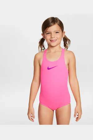 Nike Traje de baño de una sola pieza con espalda deportiva para niña talla grande Essential