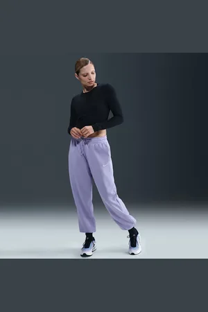 Nike Pants de entrenamiento de French Terry oversized de tiro alto para mujer Sportswear Phoenix Fleece